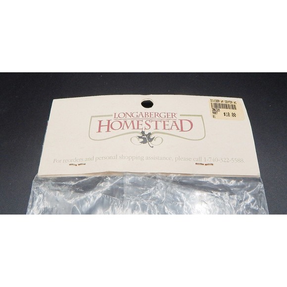 Longaberger Finishing Touches Woven Memories Plastic Center Divider Only - Picture 4 of 6